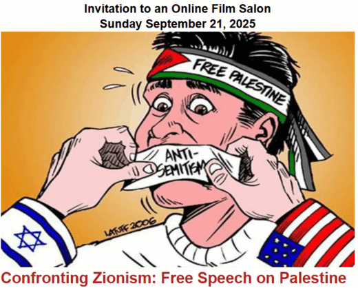 Confronting Zionism: Free Speech on Palestine